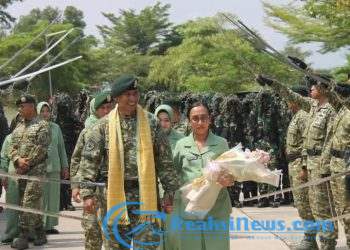 Tradisi Lepas Sambut Komandan Brigif 14 Kostrad Berlangsung Khidmat