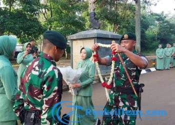 Kegiatan Penyambutan Pejabat Komandan Batalyon