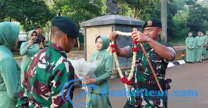 Kegiatan Penyambutan Pejabat Komandan Batalyon