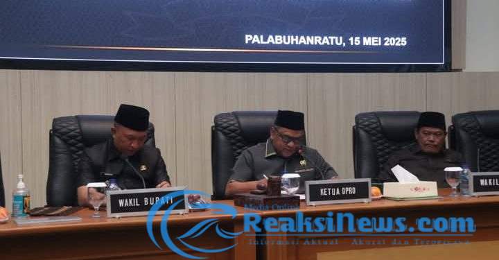 Rapat Paripurna DPRD Kabupaten Sukabumi, Dihadiri Wabup Andreas