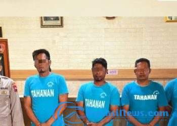 Rusak dan Curi Aset PT KAI, 4 Anggota Grib Jaya Diamankan