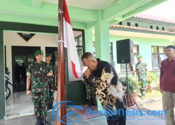Haru dan Khidmat Pelepasan Kasdim dan Purnawirawan Kodim 0622/Kabupaten Sukabumi