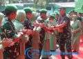 Kunker Danrem 051/Wijayakarta Disambut Hangat Seluruh Prajurit Kodim 0509/Kab. Bekasi