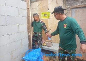 Satgas TMMD Kodim 0607/Kota Sukabumi Kerjakan Program Rutilahu – Rumah Milik Bapak Samsu