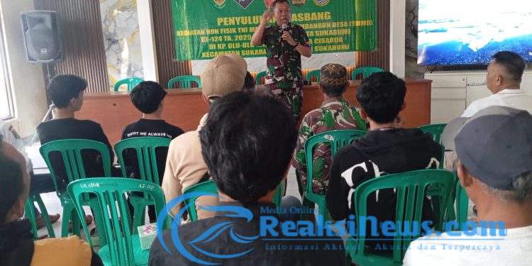 Penyuluhan Wawasan Kebangsaan Dalam TMMD ke 124 di Desa Cisarua