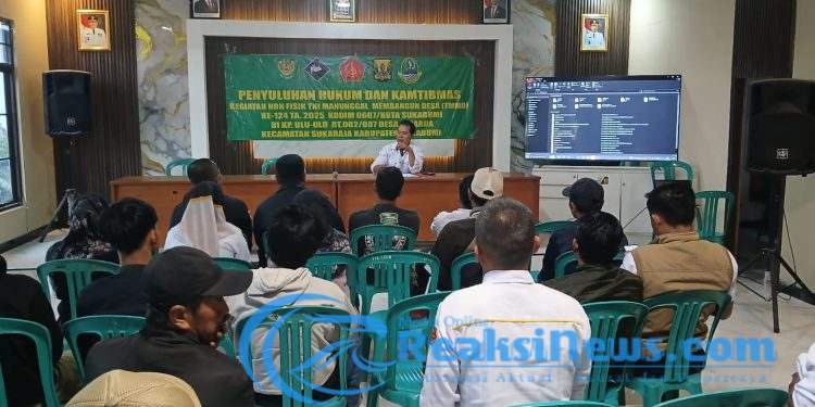 Kegiatan Non Fisik TMMD Ke- 124 Penyuluhan Hukum dan Kamtibmas untuk Masyarakat