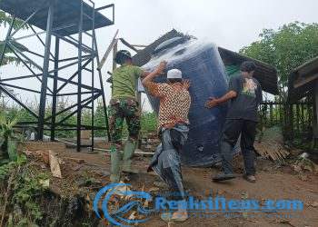 Pengerjaan Sumur Bor TMMD ke-124 Kodim 0607/Kota Sukabumi Hampir Rampung