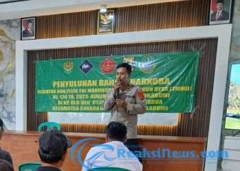 TMMD ke-124 Kodim 0607/Kota Sukabumi Gelar Penyuluhan Bahaya Narkoba Di Cisarua