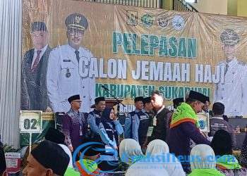 Calon Jemaah Haji kloter 39 Di Lepas Oleh Wakil Bupati Sukabumi