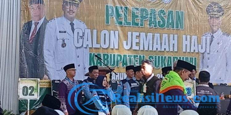 Calon Jemaah Haji kloter 39 Di Lepas Oleh Wakil Bupati Sukabumi