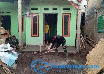 Satgas TMMD ke-124 Kodim 0607/Kota Sukabumi Percepat Perbaikan Rumah Warga