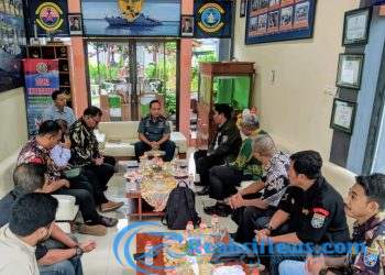 Jelang Hari Lahir Pancasila, GM FKPPI Banyuwangi Bangun Sinergi Strategis bersama TNI AL