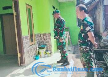 Wadan Satgas TMMD ke-124 Kodim 0607/Kota Sukabumi Tinjau Langsung Kegiatan di Desa Cisarua