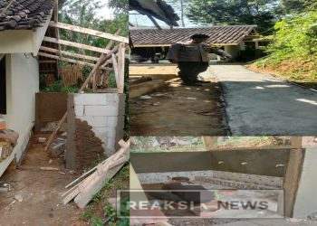 Bripka Luthfi, Bhabinkamtibmas Desa Karangjaya Sisihkan Gajin Bangun Madrasah, Kembali Bangun Jalan Lingkungan dan MCK 