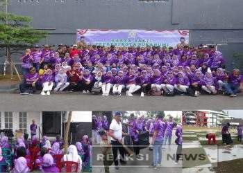 Pepabri Kota Sukabumi Gelar Karya Bakti, Bersihkan Sampah di Halaman Gedung Juang