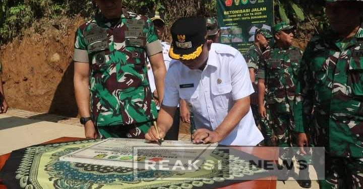 Serah Terima Hasil Karya TMMD ke 124, Sangat Membantu Pembangunan Daerah