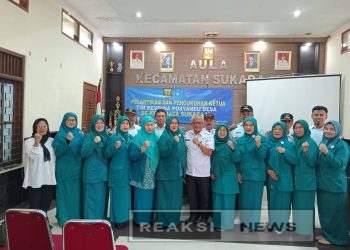 Pelantikan dan Pengukuhan Ketua Tim Pembina Posyandu Desa Se Kecamatan Sukaraja