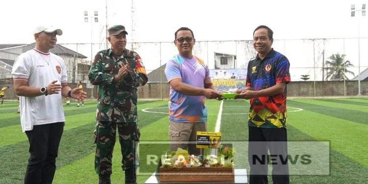 Soft Opening Lapang Mini Soccer Garuda BHWA Cisaat, Dukung Pola Hidup Sehat