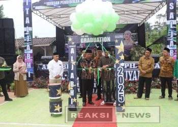 Wabup Hadiri Milad Ke 4 Yayasan Pendidikan Al- Jabhatul Islamiyah Kalapanunggal