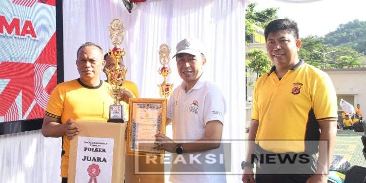 Olahraga bersama Memperingati HUT ke 79 Bhayangkara, Sekda Kuatkan Komunikasi dan Kolaborasi