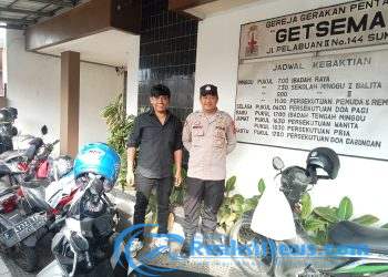 Pam Gereja, Sudah Menjadi Rutinitas Anggota Polsek Lembursitu