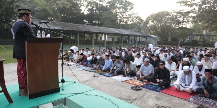 Kodim 0607/ Kota Sukabumi gelar Sholat Idul Adha 10 Dzulhijjah 1446 H / 06 Juni 2025