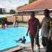 Petugas Tingkat Patroli Ke Tempat Objek Wisata Kolam Renang