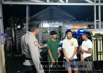 Anggota Polsek Lembursitu Terus Tingkatkan Patroli Malam, Polsek Lembursitu jaga harkamtibmas