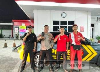 Patroli Dialogis Polisi Sambangi SPBU Malam Hari, Sampaikan Pesan Kamtibmas