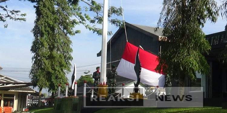 Kodim 0607/Kota Sukabumi Gelar Ucapan Bendera Dilanjut Latihan Defile