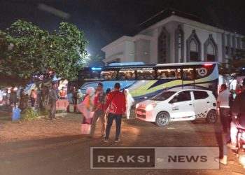 Kementrian Agama Kabupaten Sukabumi Sambut Kedatangan Jemaah Haji Kloter 39 di PLUHT