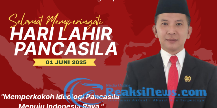 Teddy Setiadi Anggota DPRD Kabupaten Sukabumi Fraksi Gerindra, Mengucapkan Selamat Hari Lahir Pancasila
