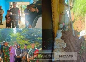 Dandim 0607/Kota Sukabumi Kunjungi Lokasi Longsor di Bojong Genteng
