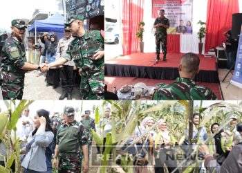 Dandim 0607/Kota Sukabumi Dampingi Pangkogabwilhan I dalam Launching Koperasi Desa Merah Putih dan Panen Raya Jagung Bios 44