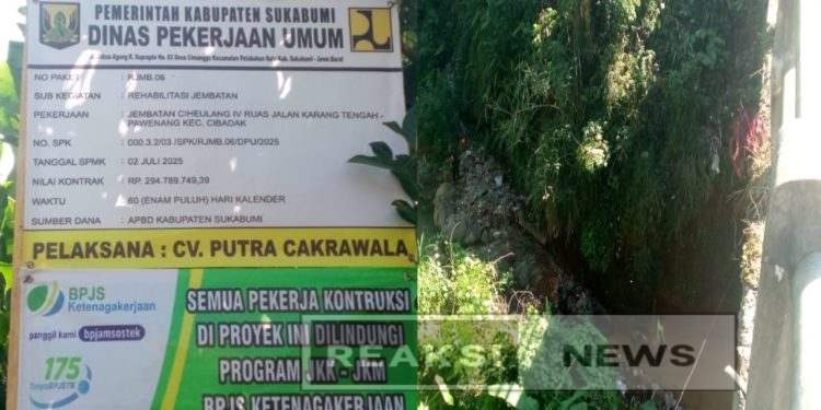 Kepala Desa Cihelang Tonggoh Ucapkan Terima Kasih Kepada Dinas PU Kabupaten Sukabumi Yang Telah Memperbaiki Jembatan Ruas Jalan Karang Tengah Pawenang