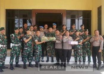 Pererat Sinergi TNI-Polri, Danmenarmed 1 Kostrad Kunjungi Polres Purwakarta