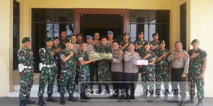 Pererat Sinergi TNI-Polri, Danmenarmed 1 Kostrad Kunjungi Polres Purwakarta