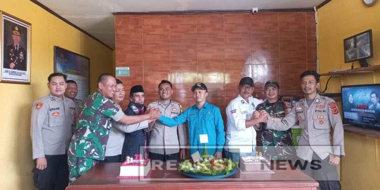 HUT Bhayangkara ke-79, Sejumlah Anggota Koramil 2203/Warungkiara Berikan Kejutan Persatukan Sinergitas Tanpa batas
