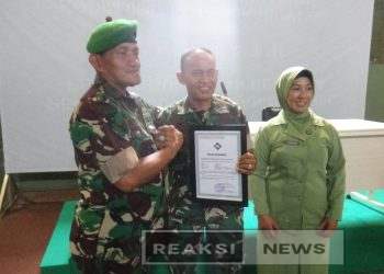 Kasdim 0607/Kota Sukabumi Melepas Anggota Purna Tugas