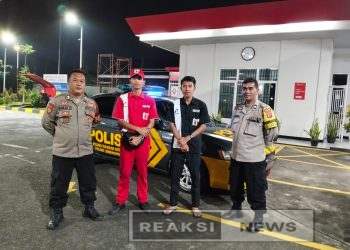 Patroli Dialogis Polisi Sambangi SPBU Malam Hari, Sampaikan Pesan Kamtibmas