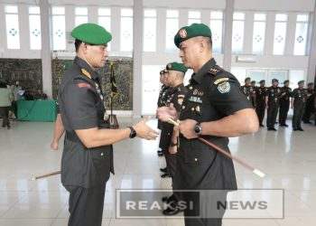 Tongkat komando Kodim 0607/ Kota Sukabumi Resmi di Serah Terimakan