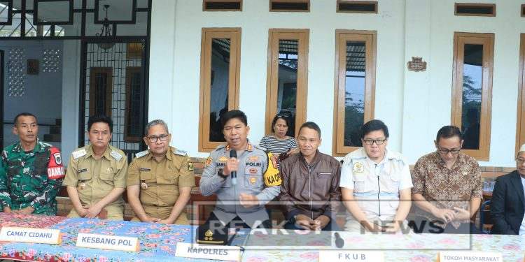Forkopimda dan FKUB Kabupaten Sukabumi Kompak Tegaskan Cidahu Aman dan Tidak Ada Penutupan Tempat Ibadah