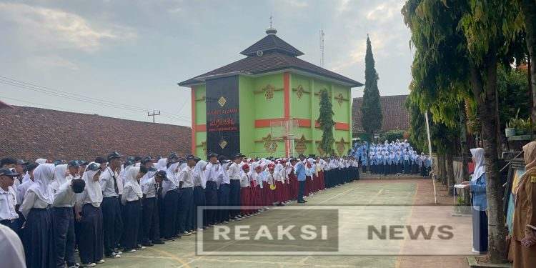 Ratusan Siswa SMPN 1 Warungkiara Antusias Ikuti MPLS Hari ke Dua Masuk Sekolah