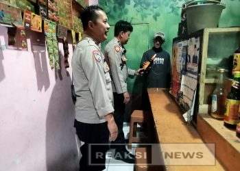 Personil Polsek Lembursitu himbau pedagang jamu agar tidak menjual miras, Guna antisipasi gukamtibmas