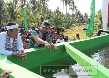 Langkah Strategis Swasembada Pangan, KASAD Resmikan Proyek Pengairan Pertanian di Ciracap