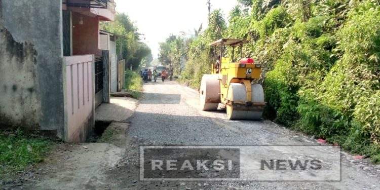 Dinas Pekerjaan Umum (DPU) Kabupaten Sukabumi Perbaiki Ruas Jalan Sunda Wenang Bojong Genteng