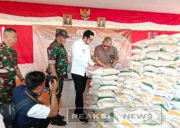 Kasdim 0607/Kota Sukabumi Hadiri Launching Bantuan Pangan