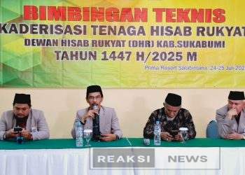 Dewan Hisab dan Rukhyat Kabupaten Sukabumi Selenggarakan Bimbingan Teknis Kaderisasi Tenaga Hisab dan Rukhyat Tahun 2025