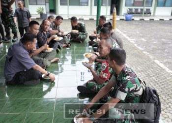 Kodim 0607/Kota Sukabumi Gelar Makan Siang bersama Anggota