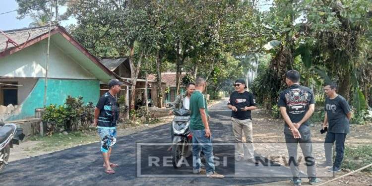 Kepala Desa Tenjojaya Berterima Kasih Kepada Dinas Perkim Kabupaten Sukabumi bangun perbaikan jalan Lingkungan Tenjojaya